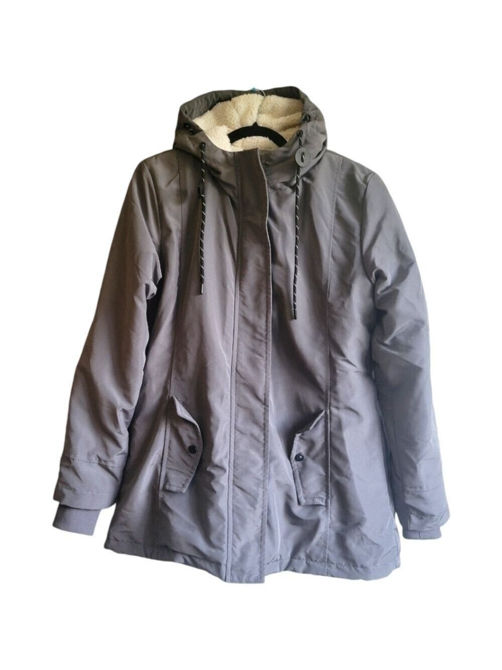 Apperloth Gray Polyester Jacket Womens Large